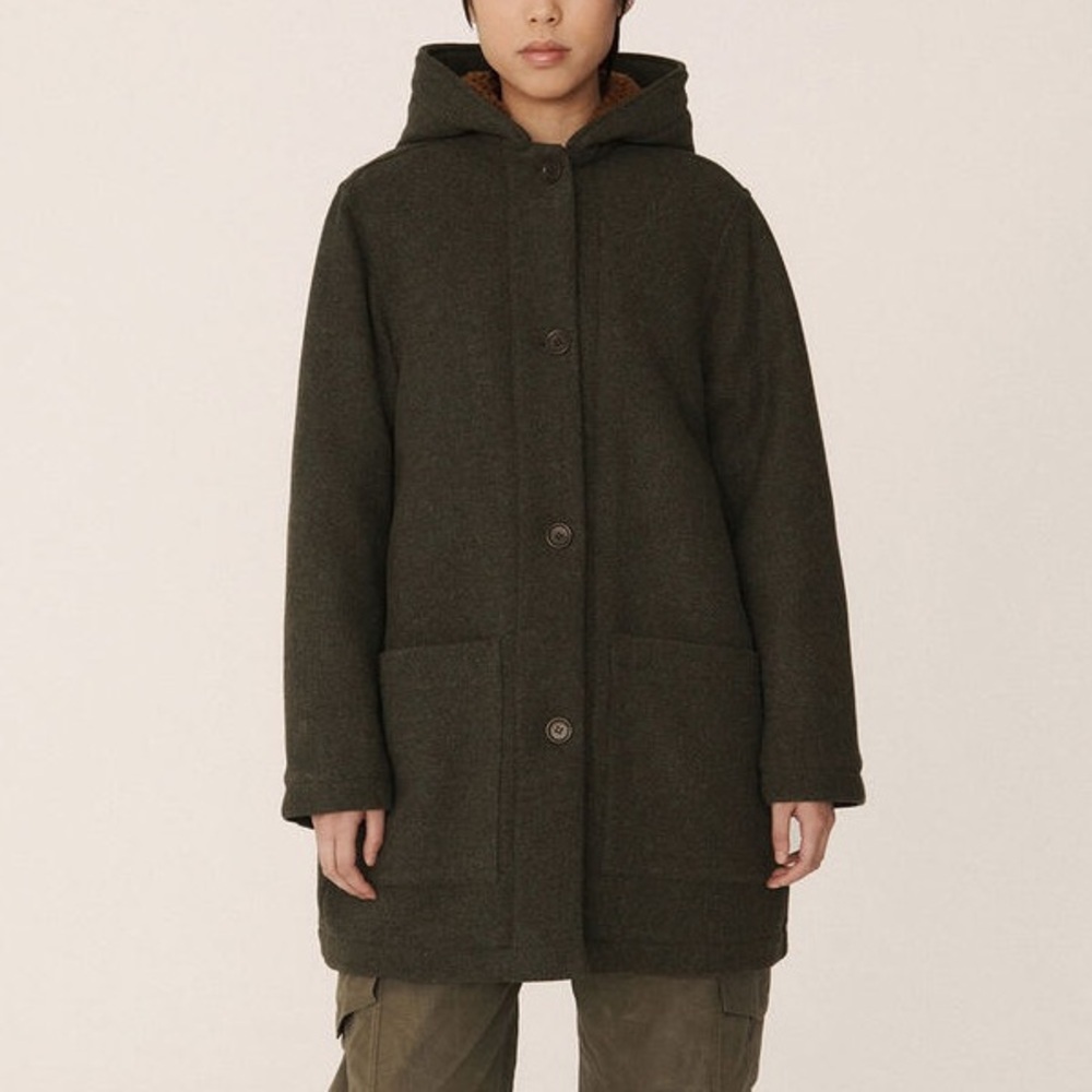 Eddie Bauer Brown Hooded Coat